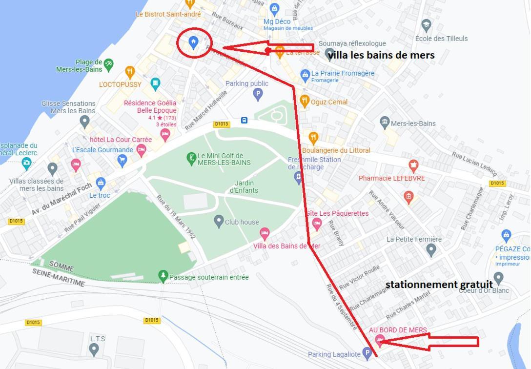 Plage A 50M Appartement Reves De Mer Villa Les Bains De Mers Zewnętrze zdjęcie